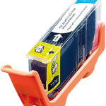 Patrone für CANON (ersetzt CLI-521BK), photo-black mit CHIP
