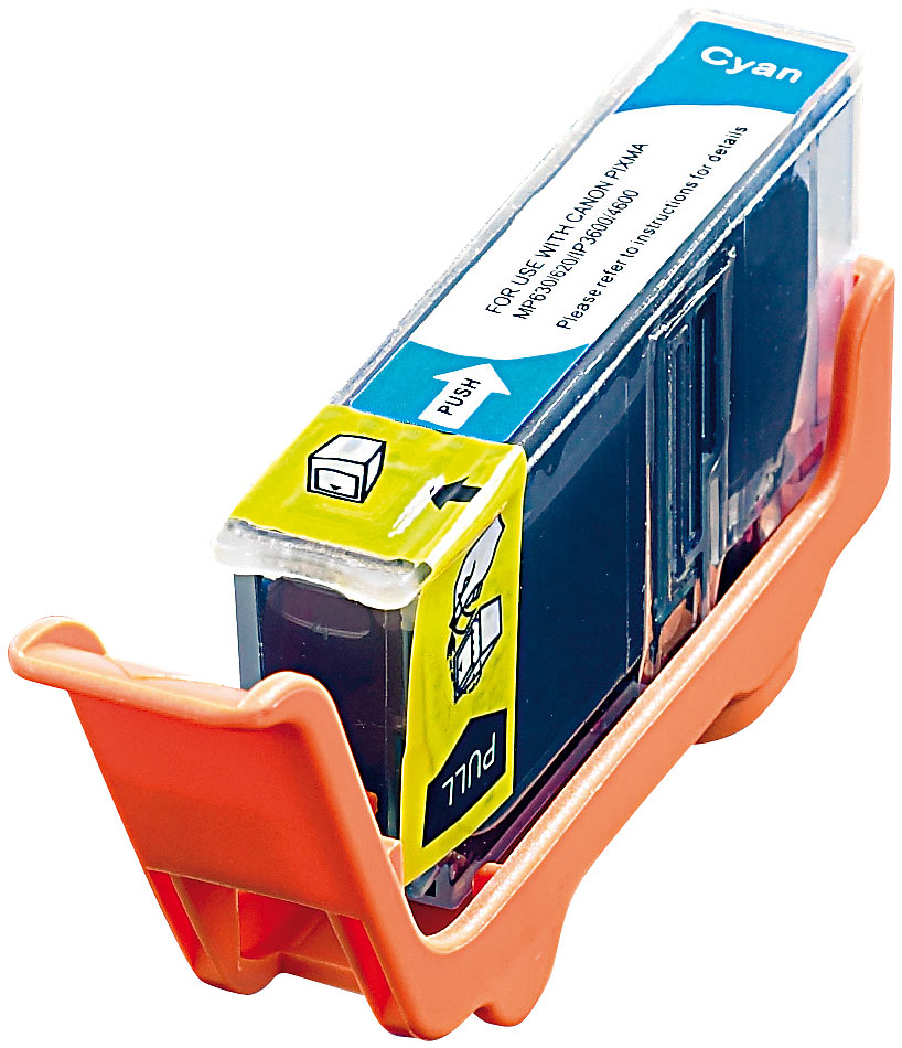 Patrone für CANON (ersetzt CLI-521C), cyan mit CHIP Patrone für CANON (ersetzt CLI-521C), cyan mit CHIP