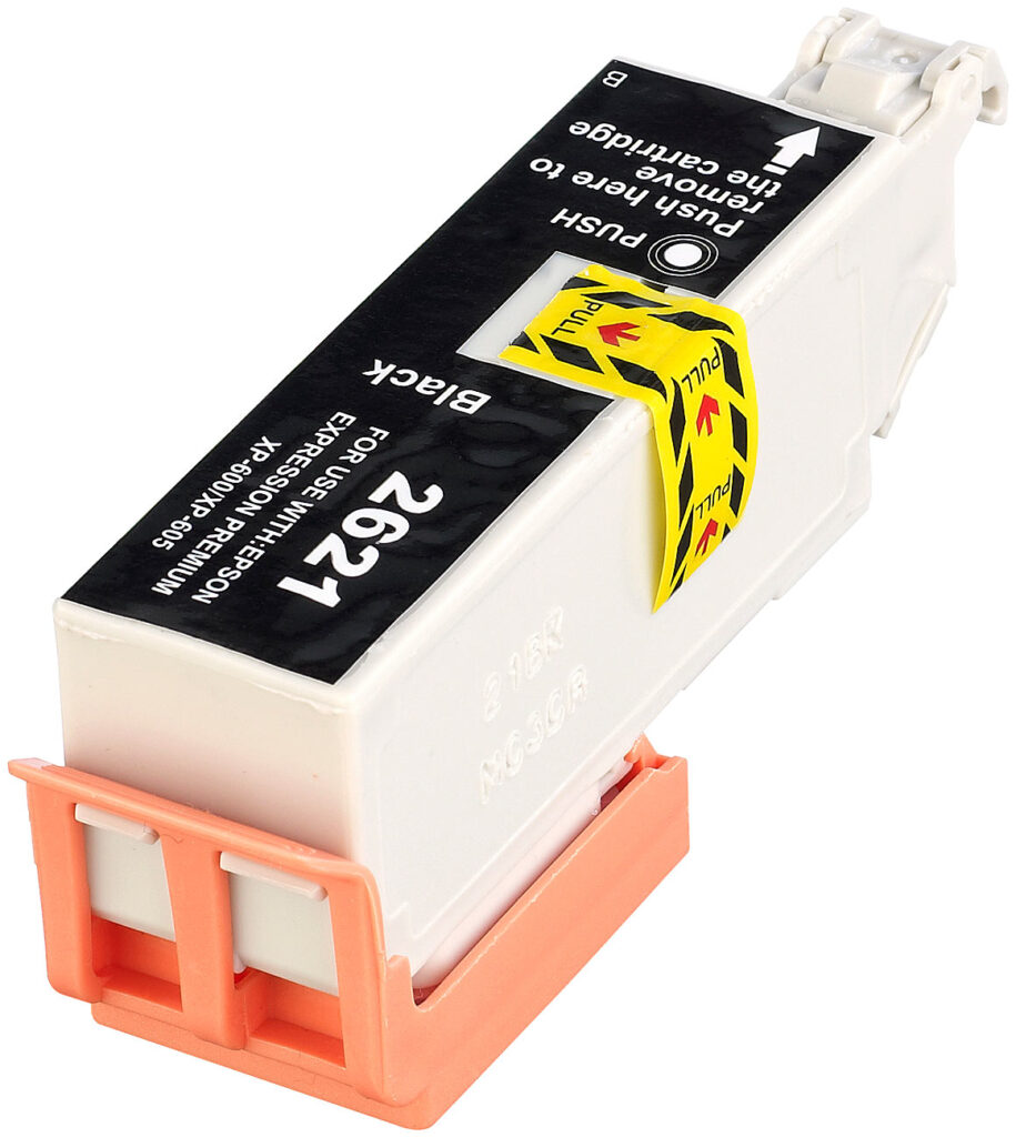 Tintenpatrone für Epson (ersetzt T2621 T26 / 26XL), black Tintenpatrone für Epson (ersetzt T2621 T26 / 26XL), black
