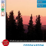 30 Bl. Foto-Karton „Matt“ beidseitig A4