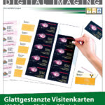 150 Business-Visitenkarten mit glatten Kanten, Laser & Inkjet, 250g/m²