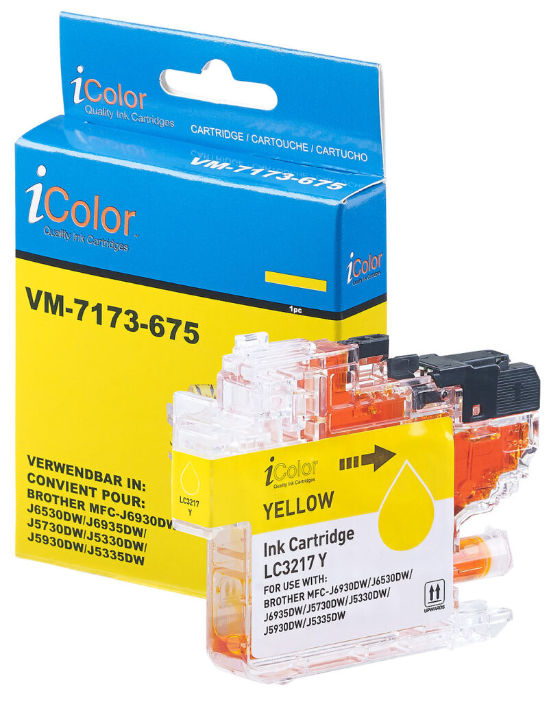 Tintenpatrone für Brother (ersetzt LC-3217Y), gelb Tintenpatrone für Brother (ersetzt LC-3217Y), gelb