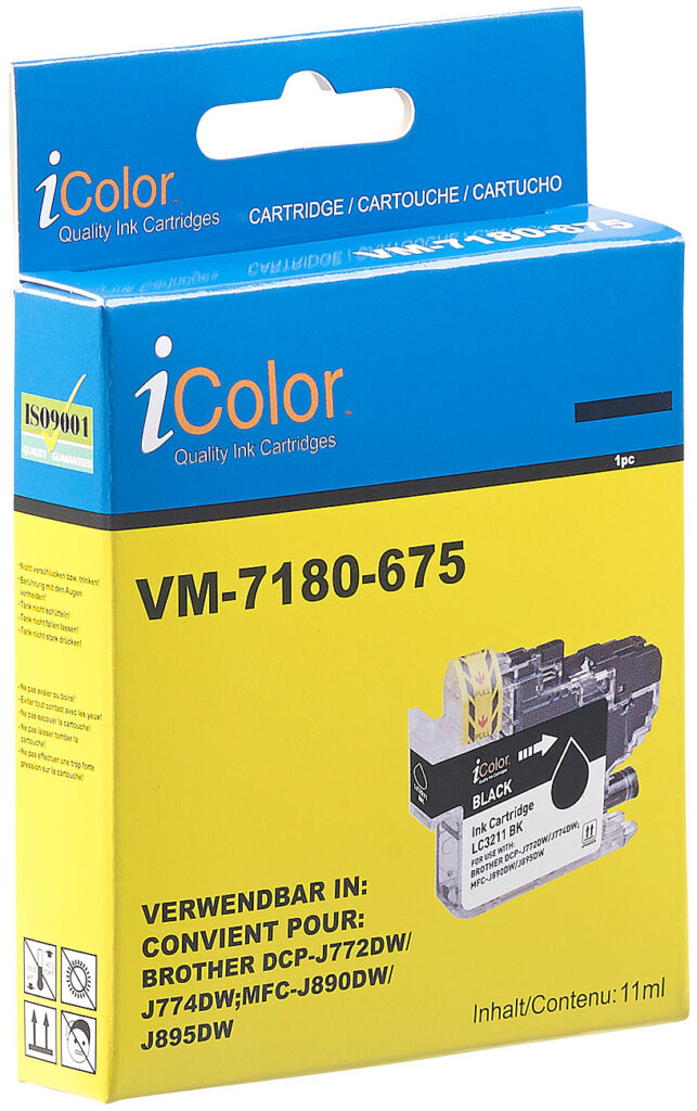 Tinten-Patrone LC-3211BK für Brother-Drucker, black (schwarz) Tinten-Patrone LC-3211BK für Brother-Drucker, black (schwarz)