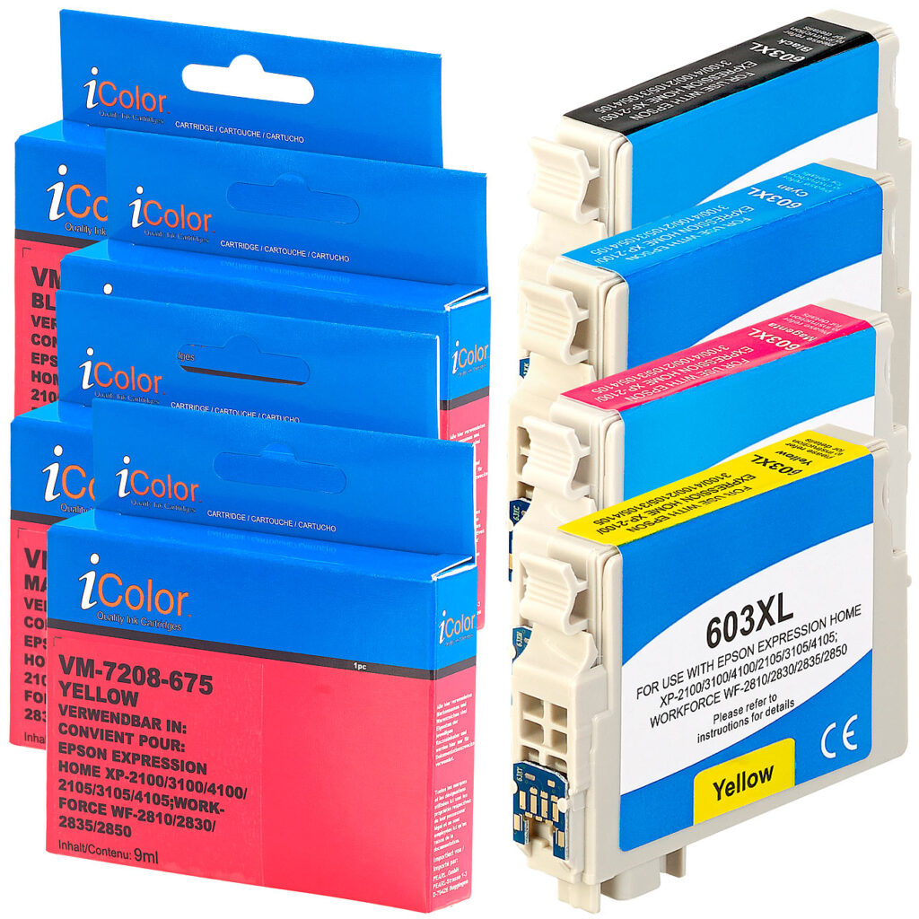 Tinten-Patronen-Pack für Epson-Drucker (ersetzt C13T03A24010 / 603XL) Tinten-Patronen-Pack für Epson-Drucker (ersetzt C13T03A24010 / 603XL)