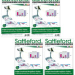 200 Inkjet-Overhead-Folien, DIN A4, transparent, 115 µm, Sparpack