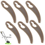 6er-Set Ersatzklingen für Luftkissen-Rasenmäher LKR-100