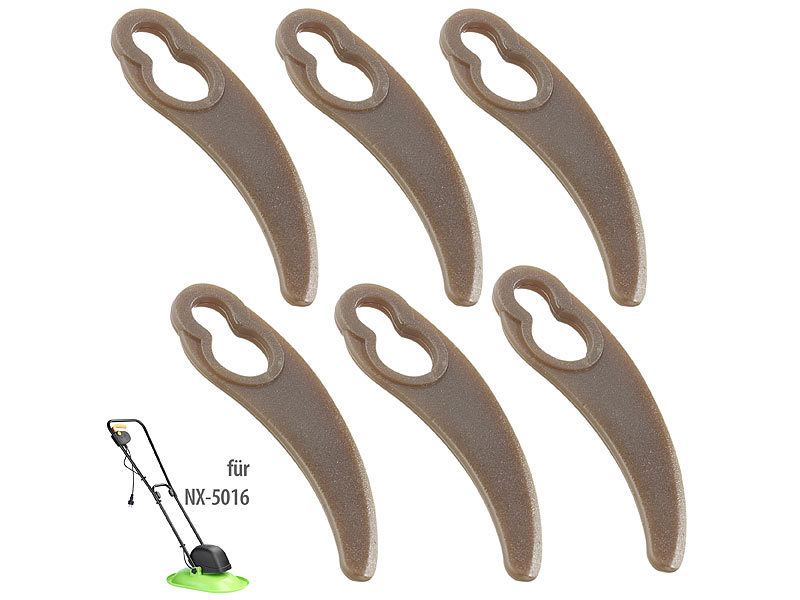 6er-Set Ersatzklingen für Luftkissen-Rasenmäher LKR-100 6er-Set Ersatzklingen für Luftkissen-Rasenmäher LKR-100