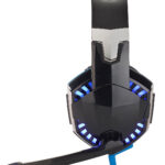 Beleuchtetes Gaming-Headset mit Kabelfernbedienung & Mikrofon-Schalter
