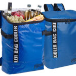 2er Pack Lkw-Planen-Kühlrucksack, abwaschbar, wasserabweisend