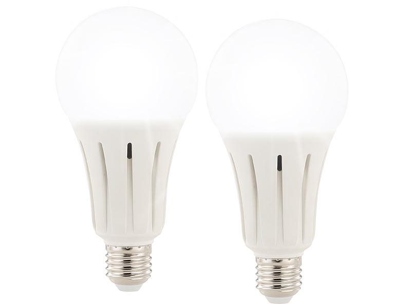 2er-Set High-Power-LED-Lampen E27, 24 Watt, 2.452 Lumen, 6.5 00 K 2er-Set High-Power-LED-Lampen E27, 24 Watt, 2.452 Lumen, 6.5 00 K