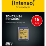 Premium SDHC-Speicherkarte 16GB, UHS-I, Class 10 / U1