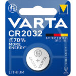 Lithium-Knopfzelle Typ CR2032, 3 Volt, 230 mAh