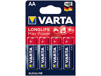 Longlife Max Power Batterie, Typ AA / Mignon / LR6, 1,5 V, 4er-Set Longlife Max Power Batterie, Typ AA / Mignon / LR6, 1,5 V, 4er-Set