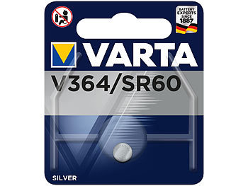 Electronics SilverOxide-Knopfzelle, Typ 364 / SR60, 17 mAh,1,55 Volt Electronics SilverOxide-Knopfzelle, Typ 364 / SR60, 17 mAh,1,55 Volt