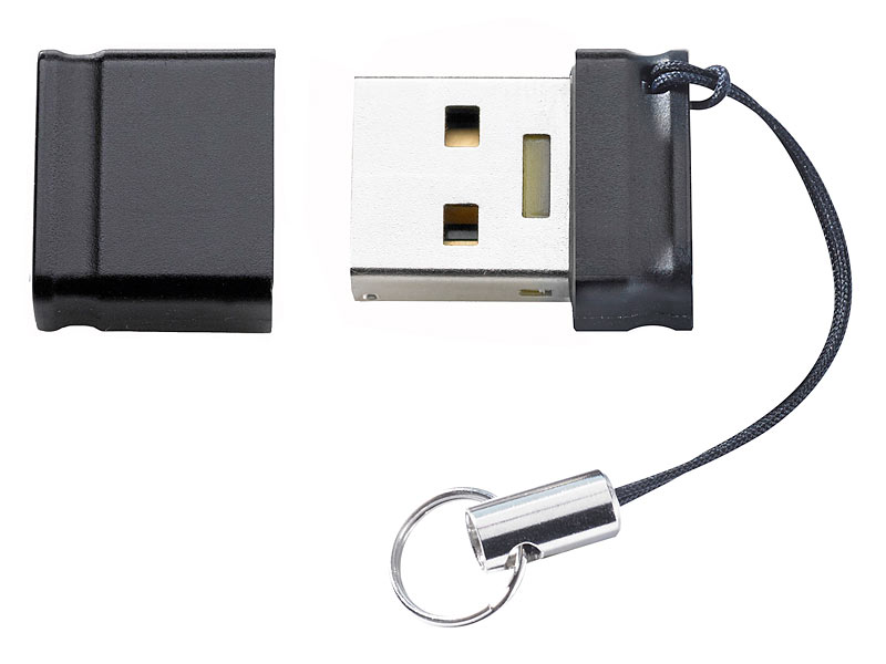 Slim Line USB-3.0-Speicherstick mit 128 GB, silber Slim Line USB-3.0-Speicherstick mit 128 GB, silber
