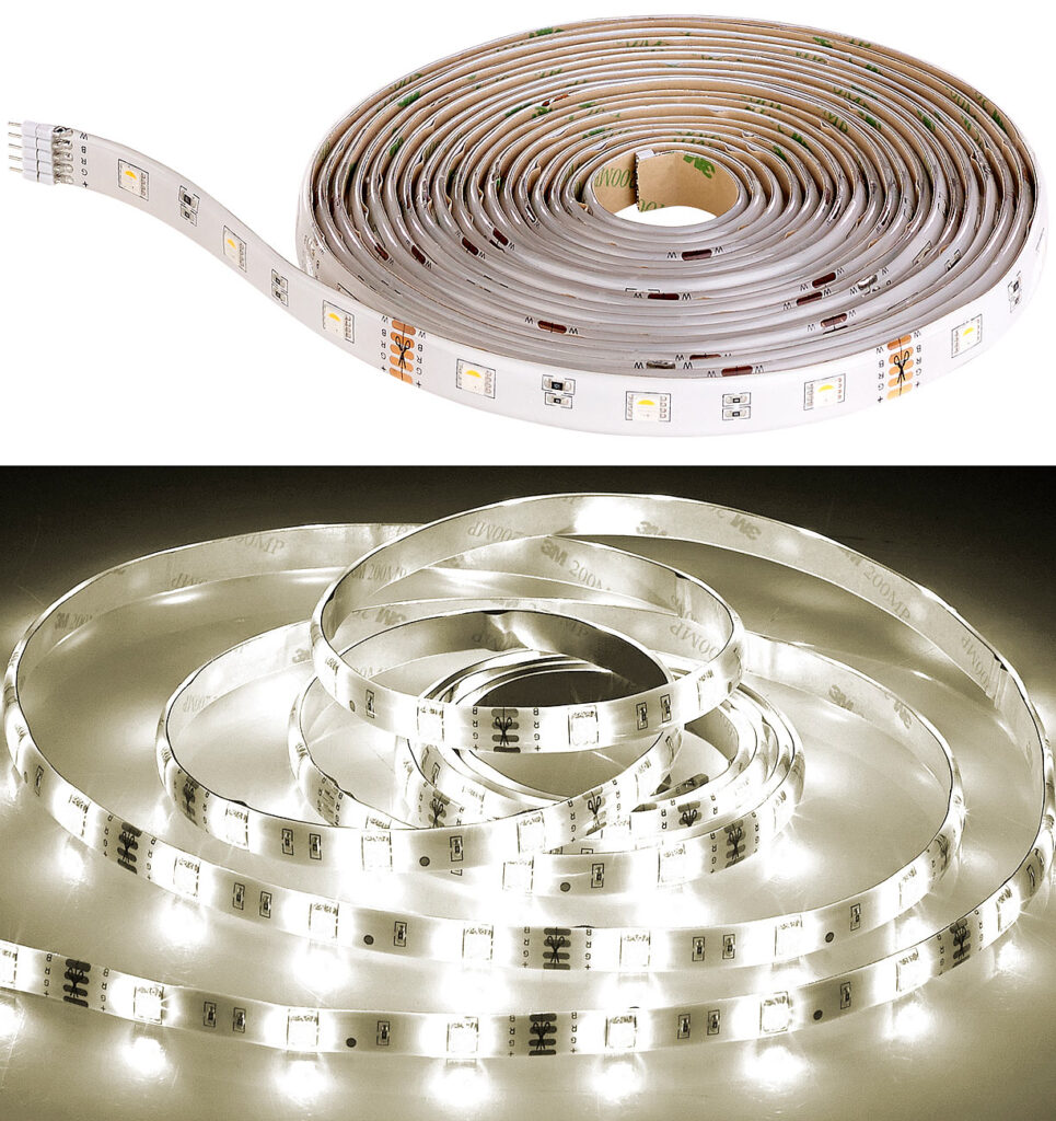 LED-Streifen LAM-515, 5 m, 1.300 Lumen, warmweiss, dimmbar, IP44 LED-Streifen LAM-515, 5 m, 1.300 Lumen, warmweiss, dimmbar, IP44