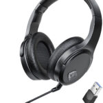 Digitales Funk-Headset mit abnehmbarem Mikrofon, 8 Std. Laufzeit, USB