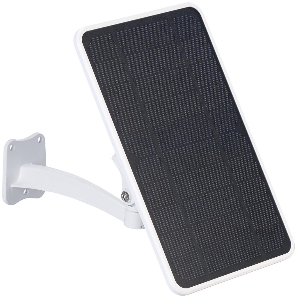 5,5-Watt-Solarpanel mit 5.000-mAh-Powerbank, 5V, für IP-Kameras u.v.m. 5,5-Watt-Solarpanel mit 5.000-mAh-Powerbank, 5V, für IP-Kameras u.v.m.