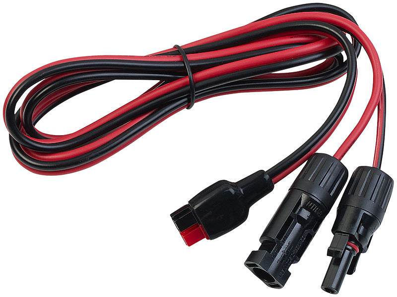 Solarpanel-Adapterkabel, MC4-komp. Anschluss, Anderson-Stecker, 1,5 m Solarpanel-Adapterkabel, MC4-komp. Anschluss, Anderson-Stecker, 1,5 m