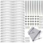 4er-Set Verstellbare Aluminium-Solarpanel-Halterung 28″ / 71 cm