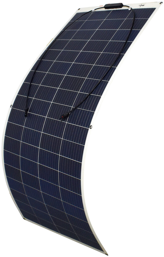 Ultraleichtes flexibles Solarmodul, MC4-komp., salzwasserfest, 200W, IP67 Ultraleichtes flexibles Solarmodul, MC4-komp., salzwasserfest, 200W, IP67