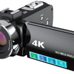 4K-UHD-Camcorder mit 16-fachem Zoom, WLAN, Full-HD mit 60 B./Sek.