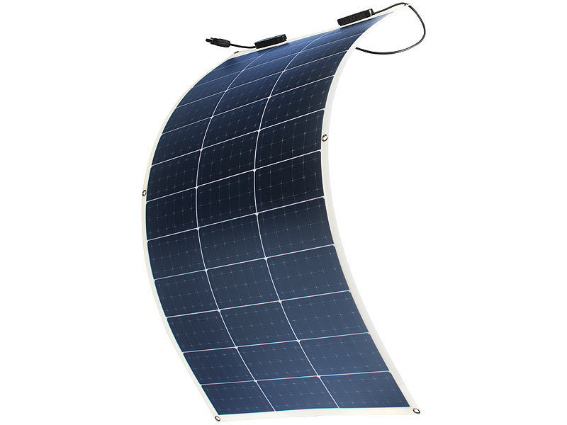 Ultraleichtes flexibles Solarmodul, MC4-komp., salzwasserfest, 100 Watt, IP67 Ultraleichtes flexibles Solarmodul, MC4-komp., salzwasserfest, 100 Watt, IP67