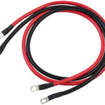2er-Set Batteriekabel, je 100 cm, 16 mm², rot & schwarz