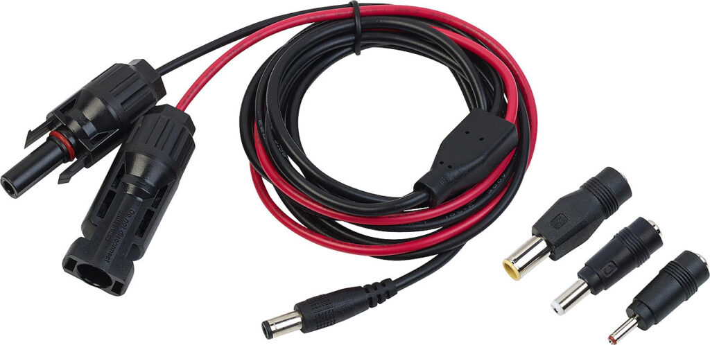 Solar-Modul-Anschlusskabel MC4-komp. auf DC 5,5 x 2,1 mm, 2 m, IP65 Solar-Modul-Anschlusskabel MC4-komp. auf DC 5,5 x 2,1 mm, 2 m, IP65