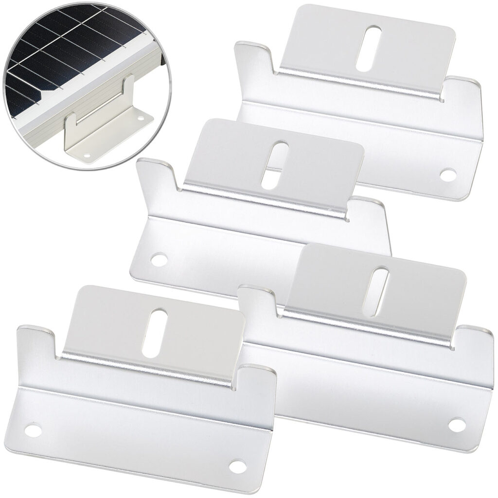 4er-Set Solarmodul-Z-Halterungen, Muttern & Schrauben, zur Dachmontage 4er-Set Solarmodul-Z-Halterungen, Muttern & Schrauben, zur Dachmontage