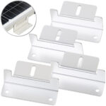 4er-Set Solarmodul-Z-Halterungen, Muttern & Schrauben, zur Dachmontage