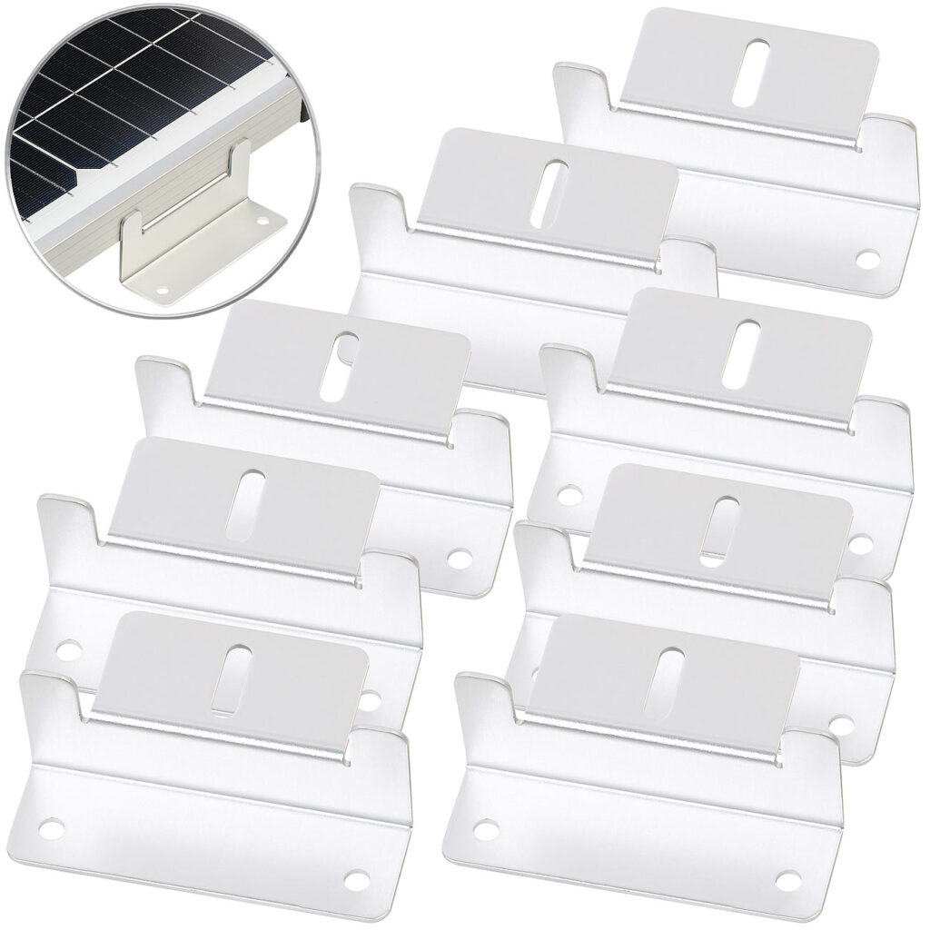 8er-Set Solarmodul-Z-Halterungen, Muttern & Schrauben, zur Dachmontage 8er-Set Solarmodul-Z-Halterungen, Muttern & Schrauben, zur Dachmontage