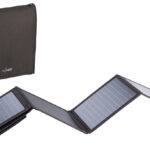 28-Watt-Solar-Ladegerät mit 2 USB-Anschlüssen (5V/4,8A), faltbar, IPX4