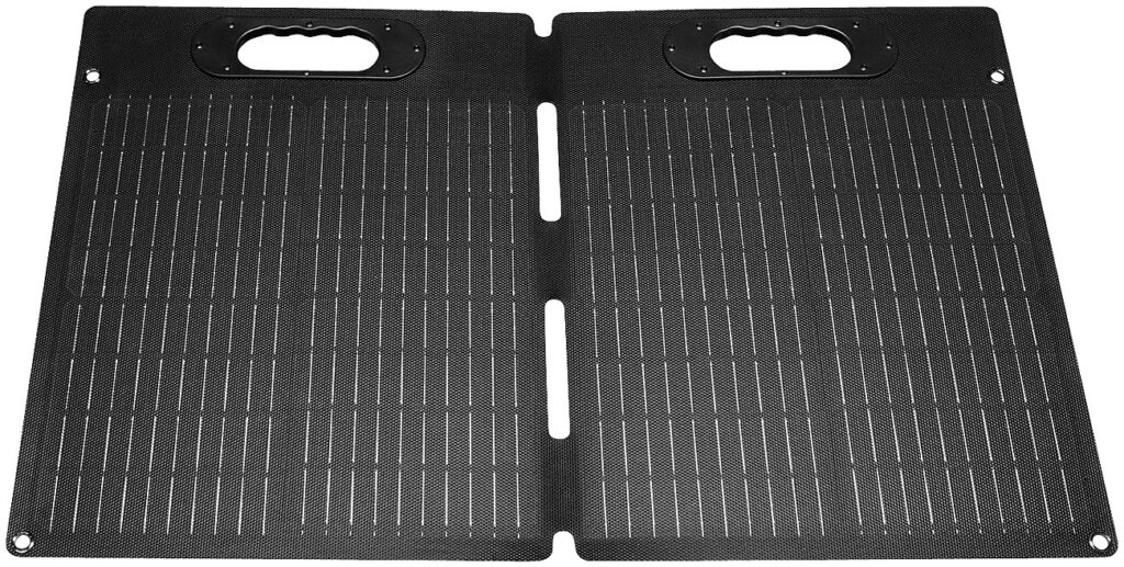 Falt-Solarpanel, monokristalline Solarzellen, ETFE, 50 W, IP67, 2,4 kg Falt-Solarpanel, monokristalline Solarzellen, ETFE, 50 W, IP67, 2,4 kg