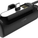 Mini-Powerbank mit USB-C-Stecker & USB-C-Buchse, 4.500 mAh, PD 20 Watt