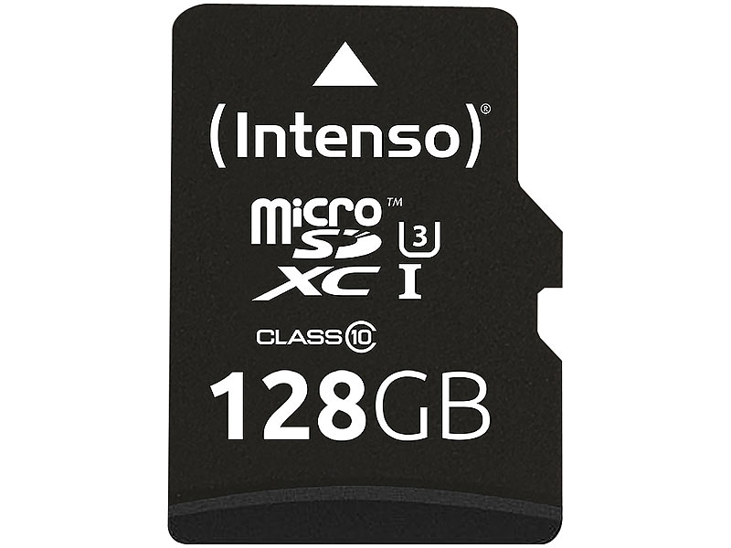 microSDXC-Speicherkarte UHS-IProfessional, 128 GB, bis 90 MB/s, U3 microSDXC-Speicherkarte UHS-IProfessional, 128 GB, bis 90 MB/s, U3