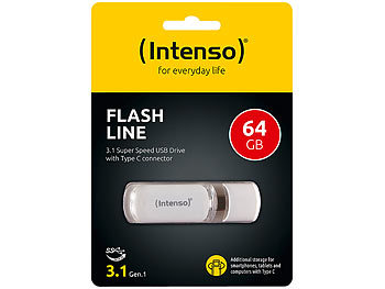 USB-C-Speicherstick Flash Line, 64 GB, Super Speed USB 3.2 Gen 1×1 USB-C-Speicherstick Flash Line, 64 GB, Super Speed USB 3.2 Gen 1×1