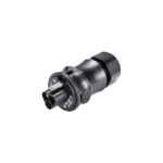 RST20i3 Steckverbinder, gerade, schwarz