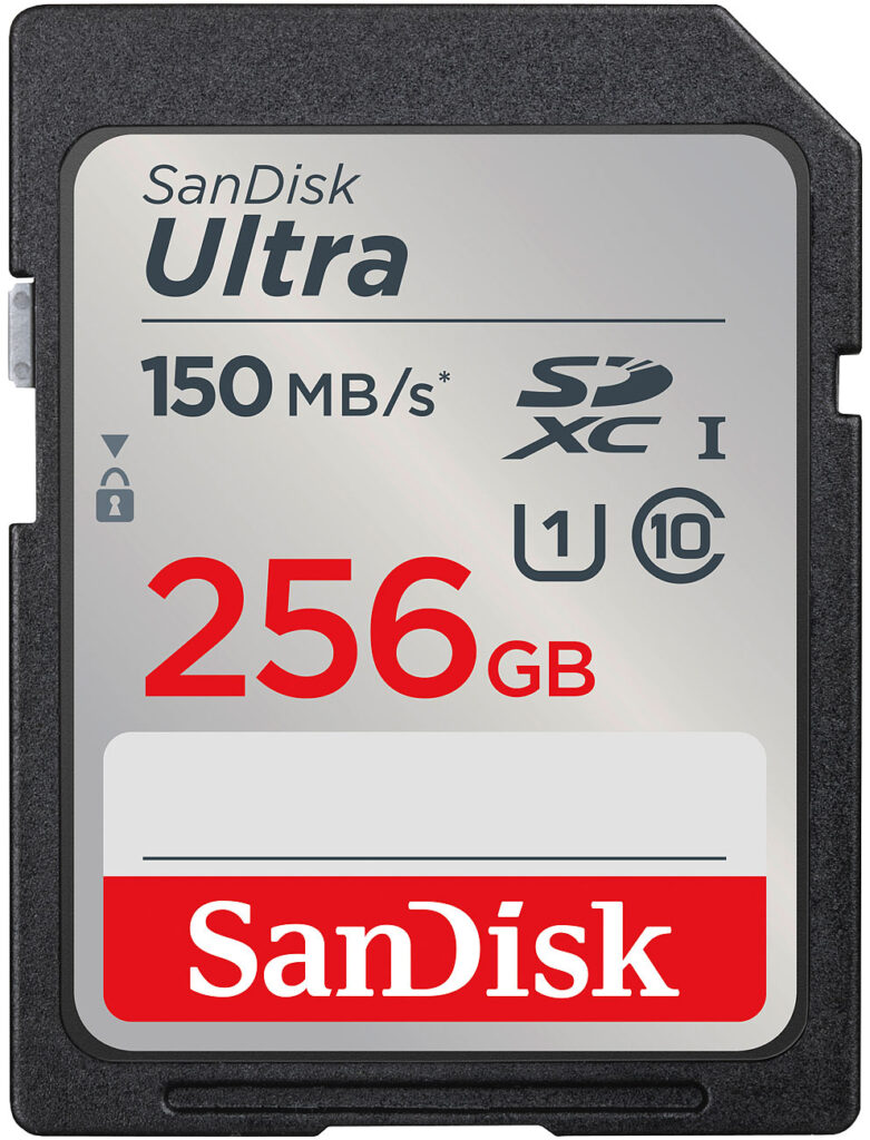 Ultra SDXC-Karte (SDSDUNC-256G-GN6IN), 256 GB, 150 MB/s, Class 10 / U1 Ultra SDXC-Karte (SDSDUNC-256G-GN6IN), 256 GB, 150 MB/s, Class 10 / U1