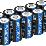 10er-Pack Foto-Lithium-Batterie Typ CR123A, 3 V