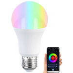 LED-Lampe E27 mit RGB-CCT-LEDs, für ZigBee-kompatible Systeme, 9 Watt
