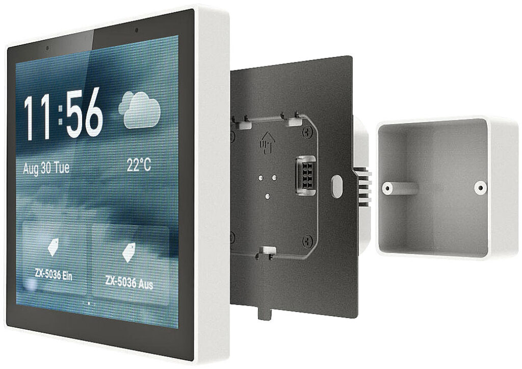 Einbau-Smartphone-Zentrale, 4″ / 10,2 cm, Touchscreen, WLAN, ZigBee-Gateway Einbau-Smartphone-Zentrale, 4″ / 10,2 cm, Touchscreen, WLAN, ZigBee-Gateway