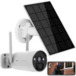 2K-Funk-Kamera für Rekorder DSC-500.nvr, Solarpanel, Nachtsicht, PIR
