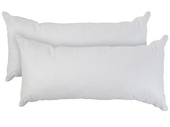 2er Set Wasserkissen mit Bauwollbezug und flauschiger Füllung 2er Set Wasserkissen mit Bauwollbezug und flauschiger Füllung