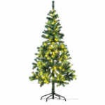 Weihnachtsbaum mit Bodenständer, 180 cm, 364 Spitzen, 240 LEDs