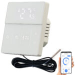 WLAN-Fussbodenheizung-Thermostat mit App und Sprachsteuerung, weiss