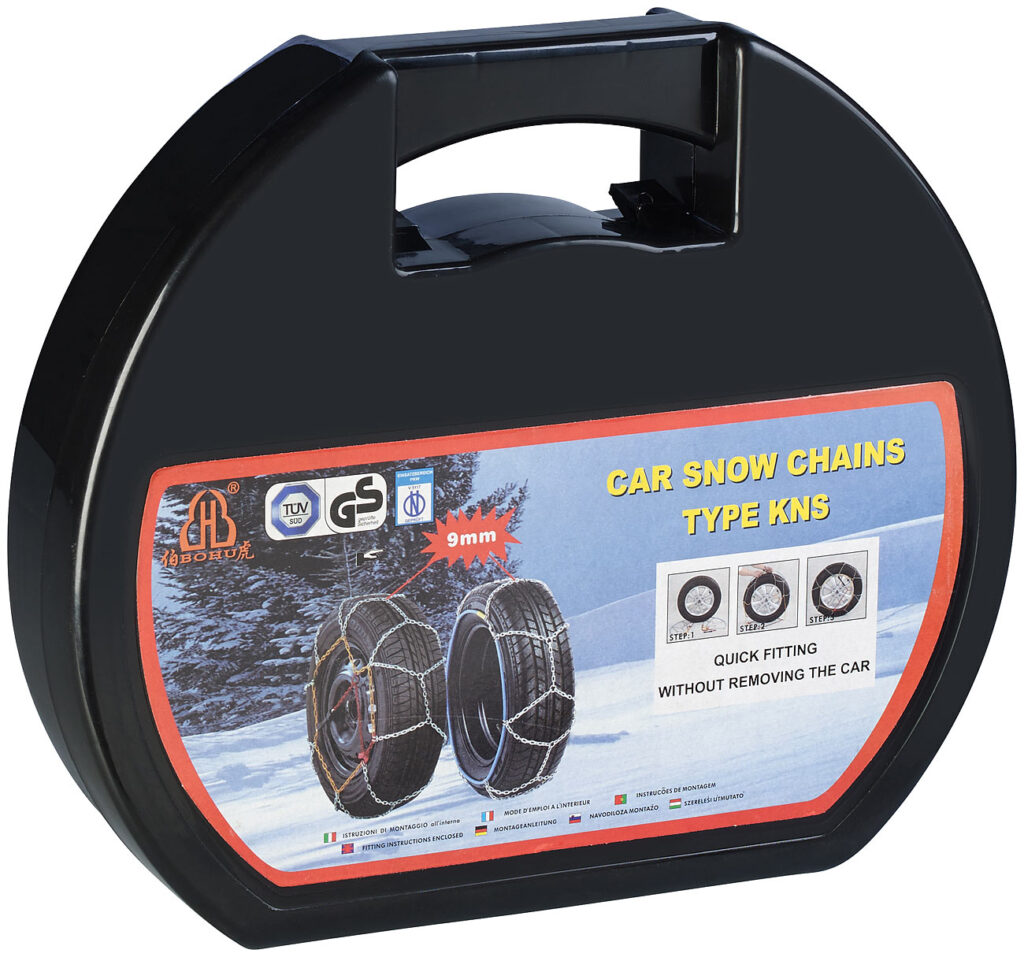 Schneeketten Grösse XL für Reifen 245/45 R18 u.v.m., inkl. Transportbox Schneeketten Grösse XL für Reifen 245/45 R18 u.v.m., inkl. Transportbox