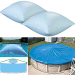 2er-Set aufblasbare Luftkissen mit Ösen für Pool-Abdeckplanen
