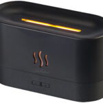 Ultraschall-Aroma-Diffuser mit zuschaltbarer LED-Flamme, USB-Betrieb