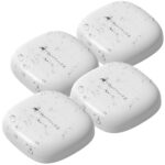 Ultrakompakter Wassermelder mit Alarm ca 75dB, IP65 4er-Set